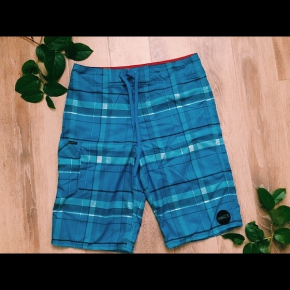 NWOT Mens Plaid board shorts
